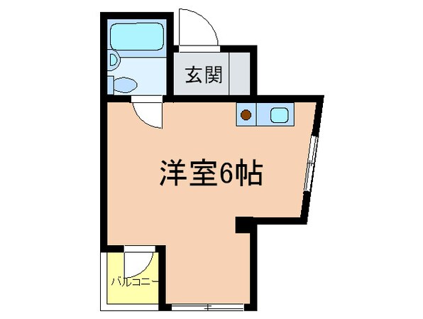 ベルトピア中山手の物件間取画像